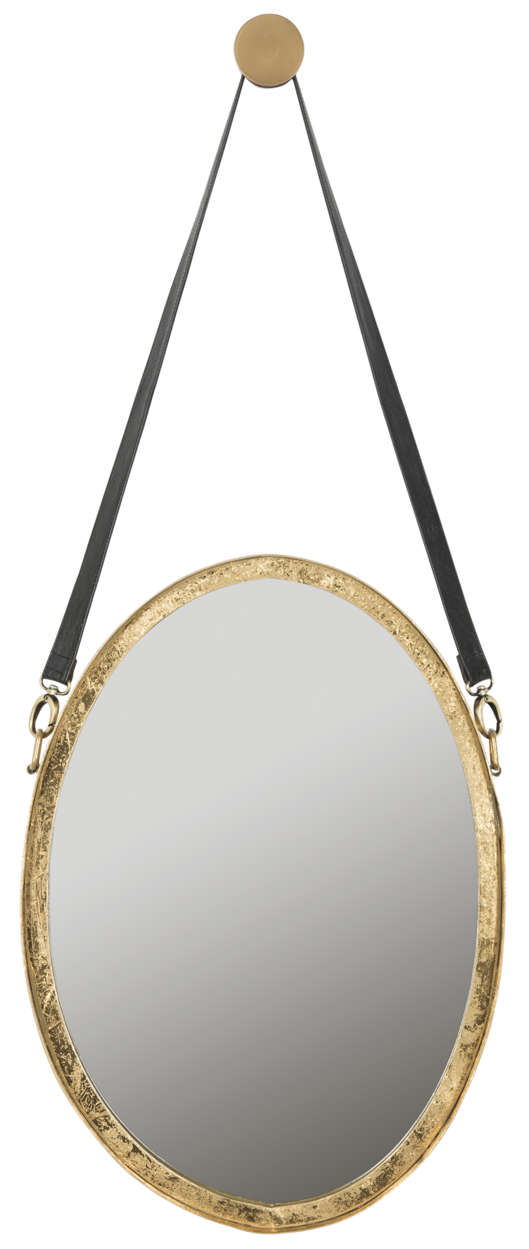 Pembroke Strap Mirror - Antique Gold - Safavieh - Image 0