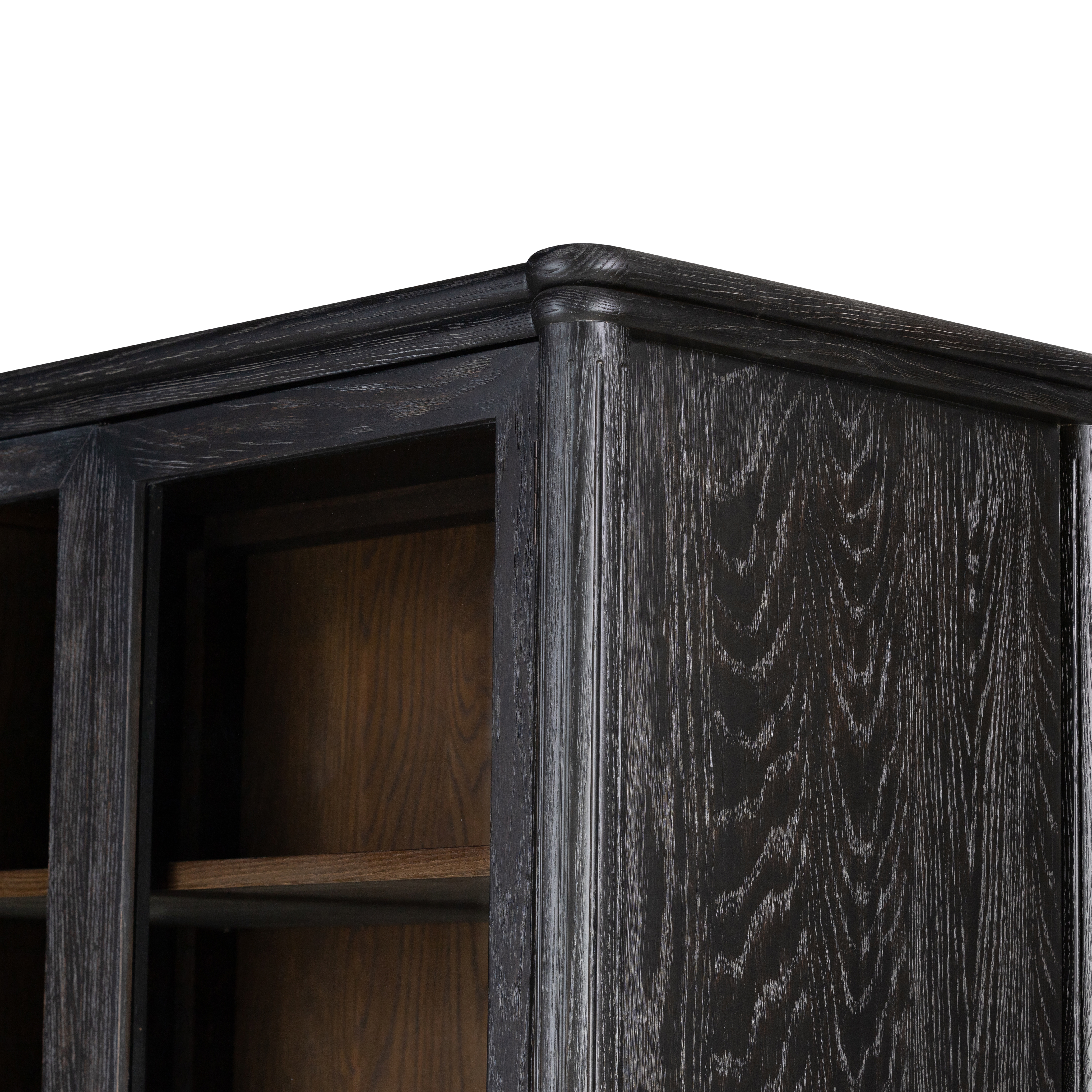 Toulouse Cabinet-Distressed Black Oak - Image 2