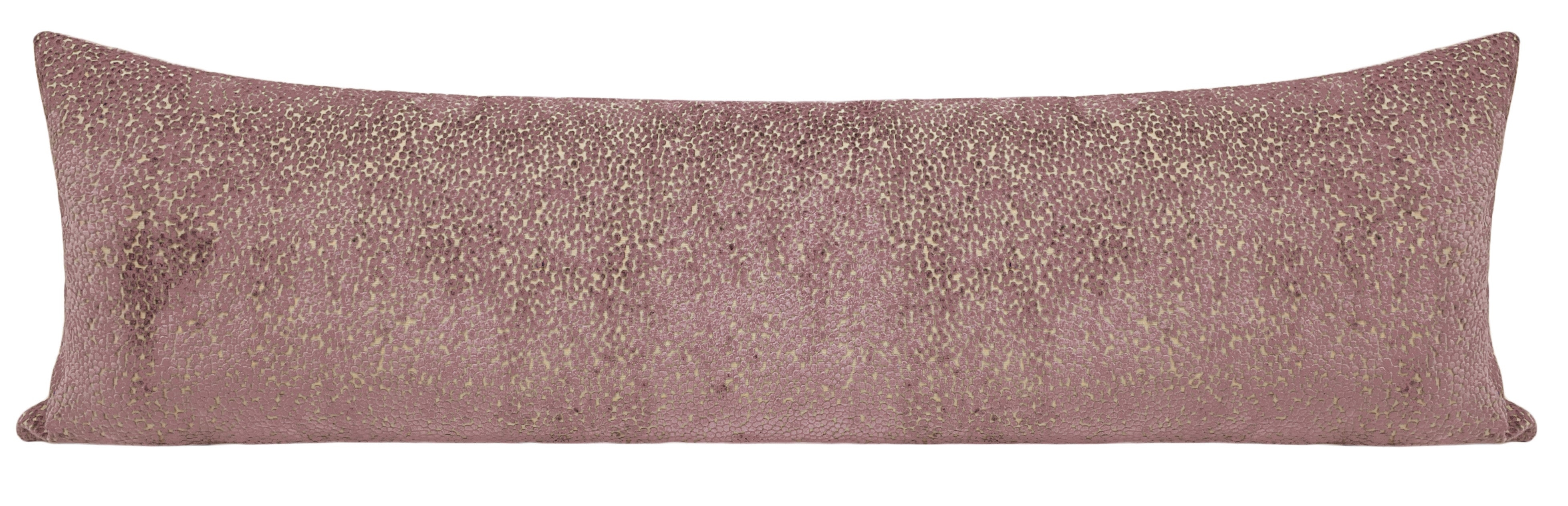 THE XL LUMBAR :: COSMO CUT VELVET // ROSE QUARTZ - BY THE YARD - Image 2