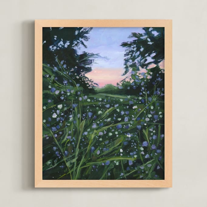 Wildflowers At Dusk Limited Edition Fine Art Print 2 - Image 0