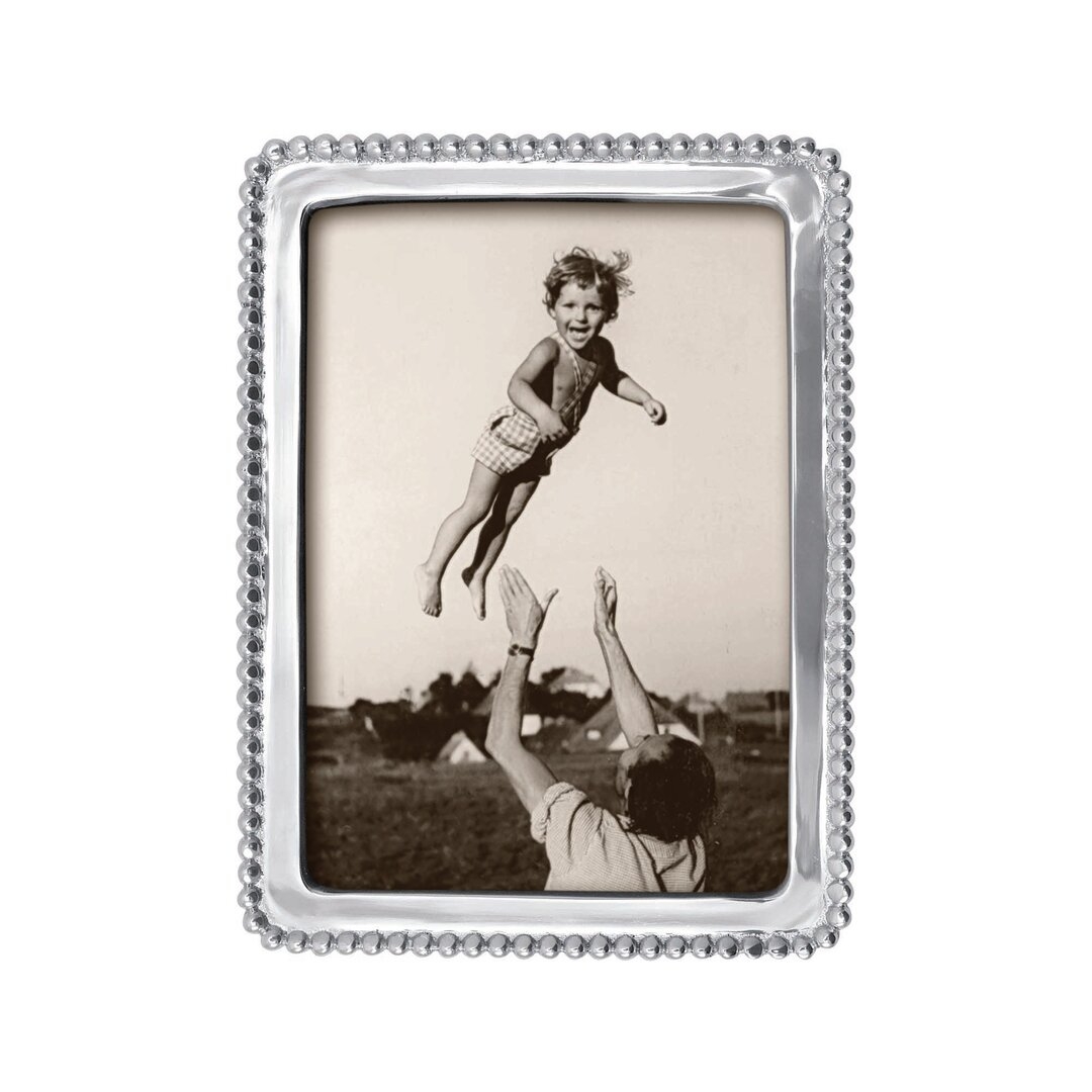 Mariposa String of Pearls Beaded Picture Frame - Image 0