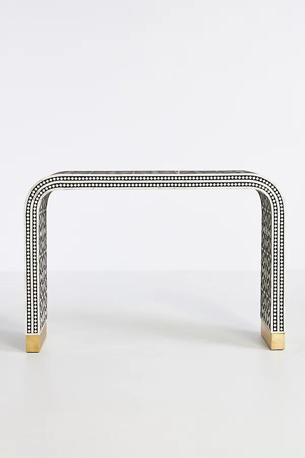 Moroccan Waterfall Inlay Console Table - Image 0