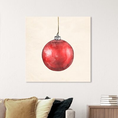 'Red Season Dream' Painting Print on Canvas - Image 0