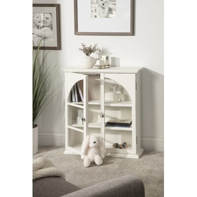 Red Barrel Studio® Walsted Decorative Wood Arch Cabinet 24X8x28 White - Image 0