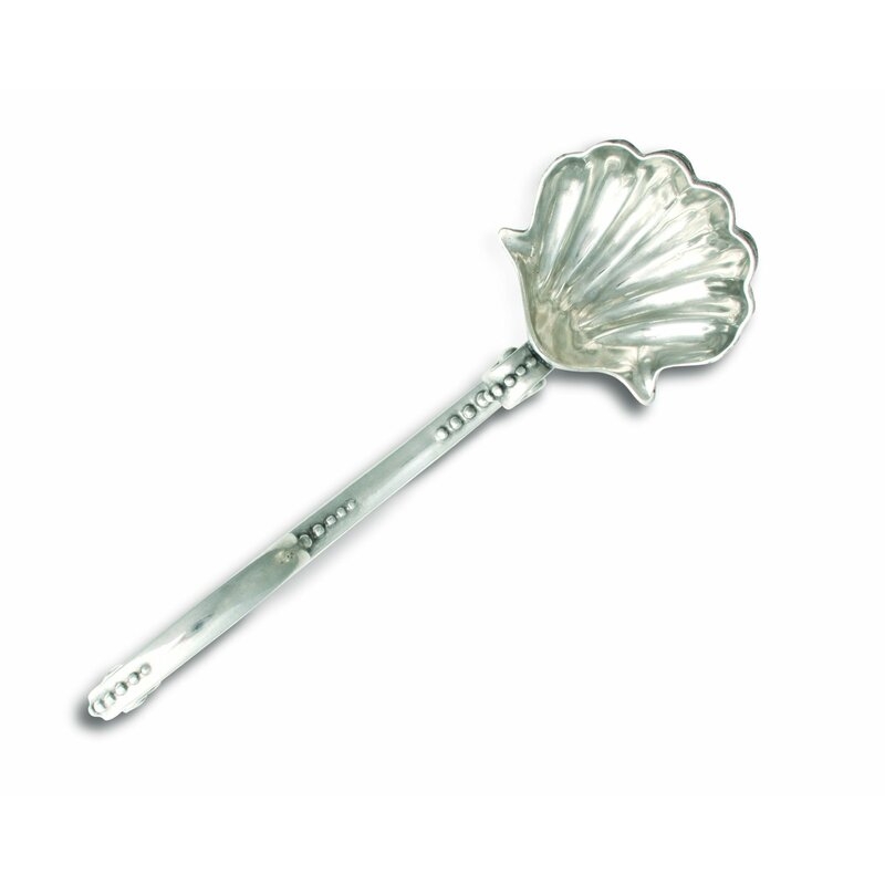 Vagabond House Sea and Shore Pewter Scallop Shell Soup Ladle - Image 0