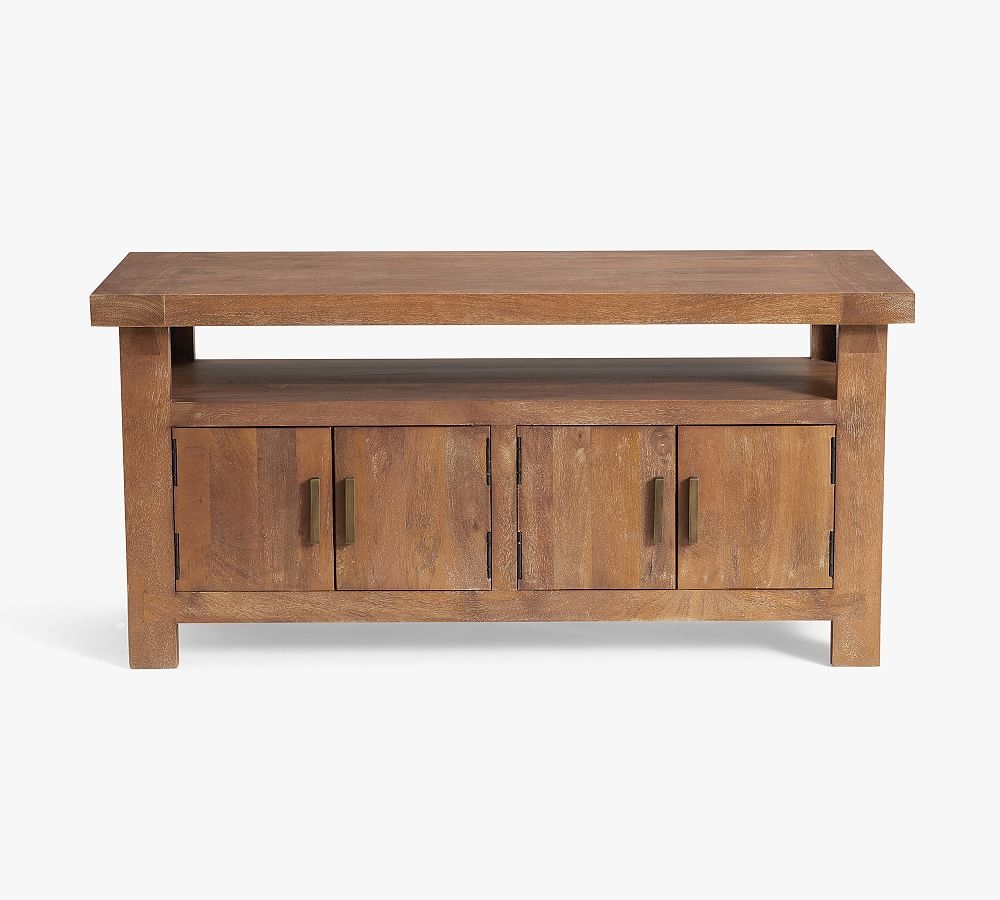 Reed 50" Media Console, Antique Umber - Image 0