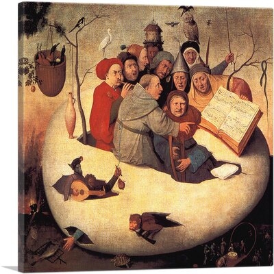 ARTCANVAS The Concert In The Egg 1480 Canvas Art Print By Hieronymus Bosch1 - Image 0