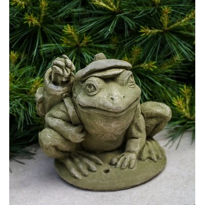 Golfer Frog Statue - Image 0