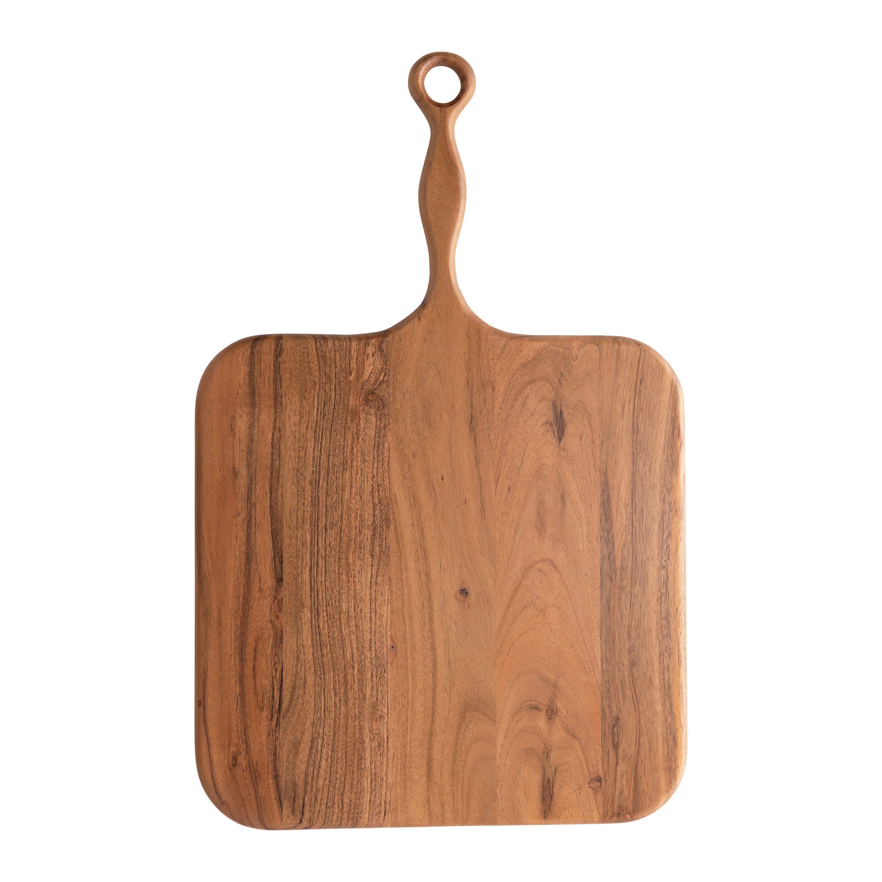 Acacia Wood Cheese/Cutting Board with Handle - Image 0