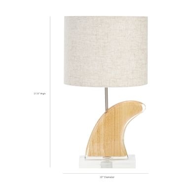Kelly Slater Wave Resin Table Lamp, Natural - Image 5