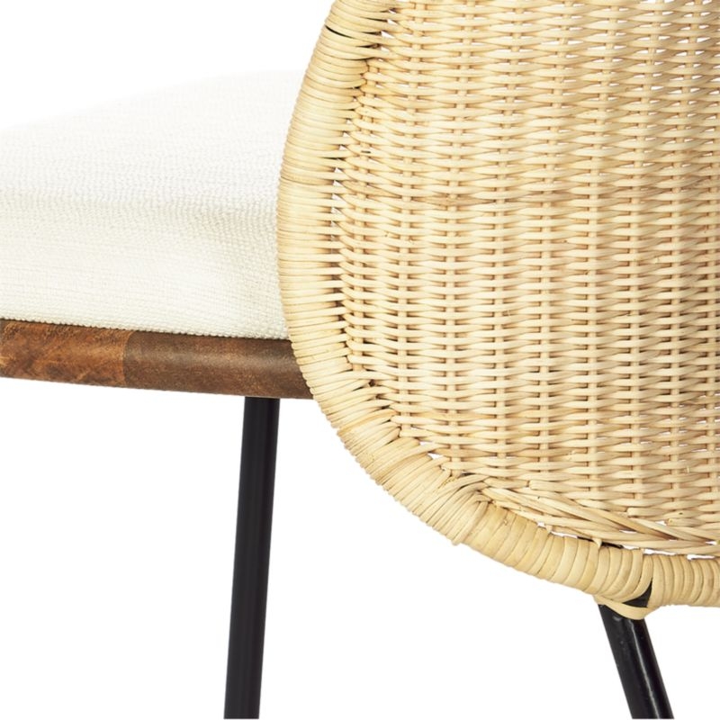 Chord Woven Back Dining Chair - Image 6