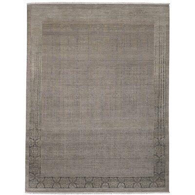 Onsted Hand-Knotted Light Gray Area Rug - Image 0