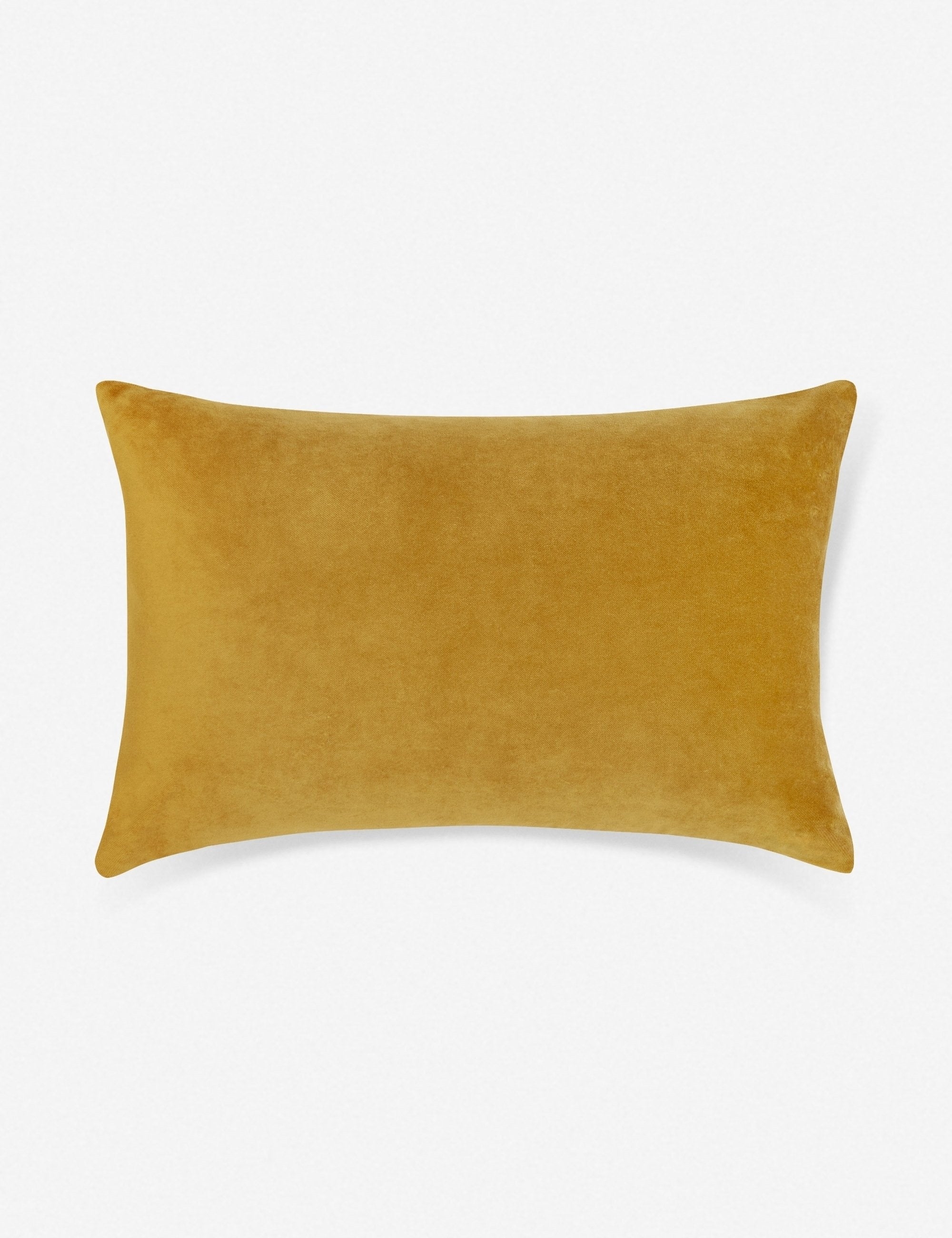 Charlotte Velvet Pillow - Mustard / 13" x 20" - Image 0