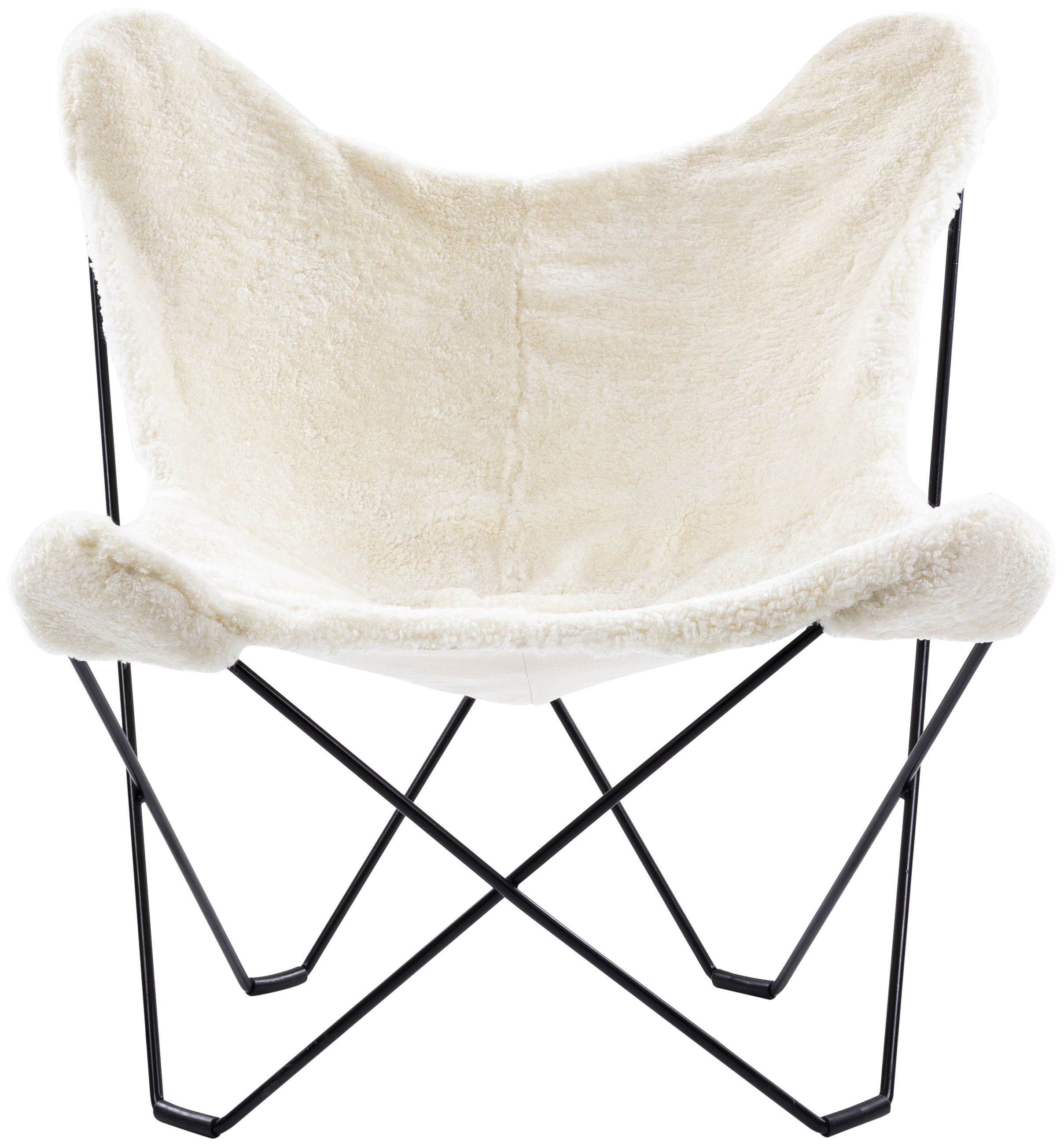 Nizhoni Sheepskin 35"H x 31"W x 31"D Accent Chair - Image 1