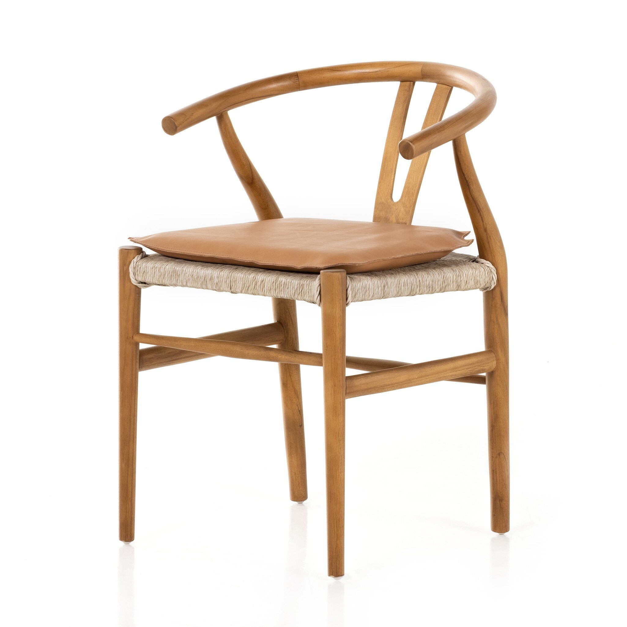 Muestra Dining Chair W/ Cushion - Whiskey Saddle - Image 0