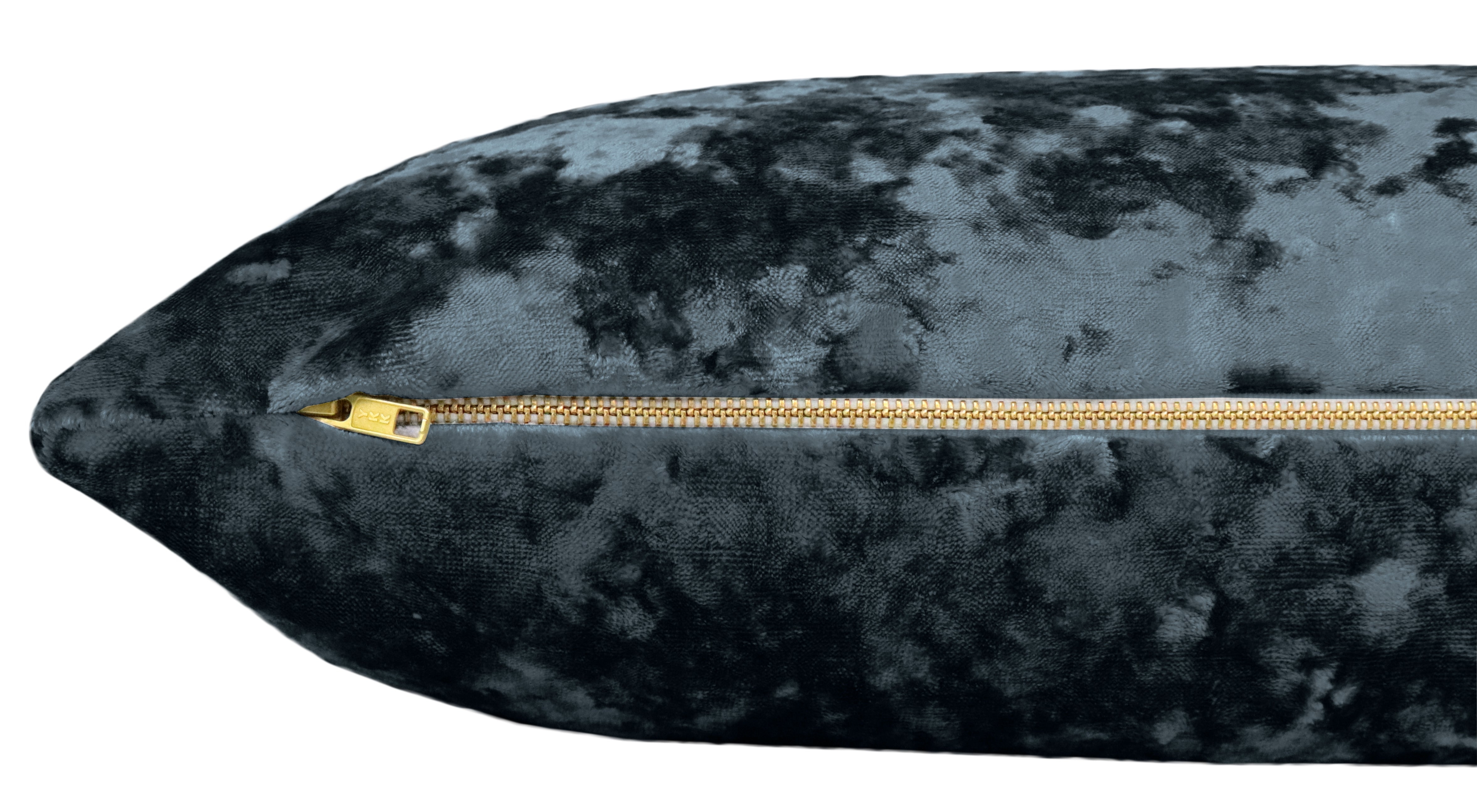 THE XL LUMBAR :: LAVISH VELVET // PRUSSIAN BLUE - 14" X 48" - Image 1