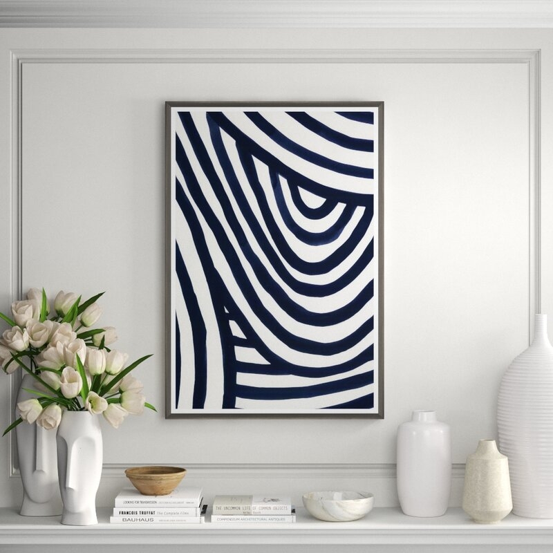 Soicher Marin Susan Hable 'Waterfall Series' Framed Graphic Art Print - Image 0