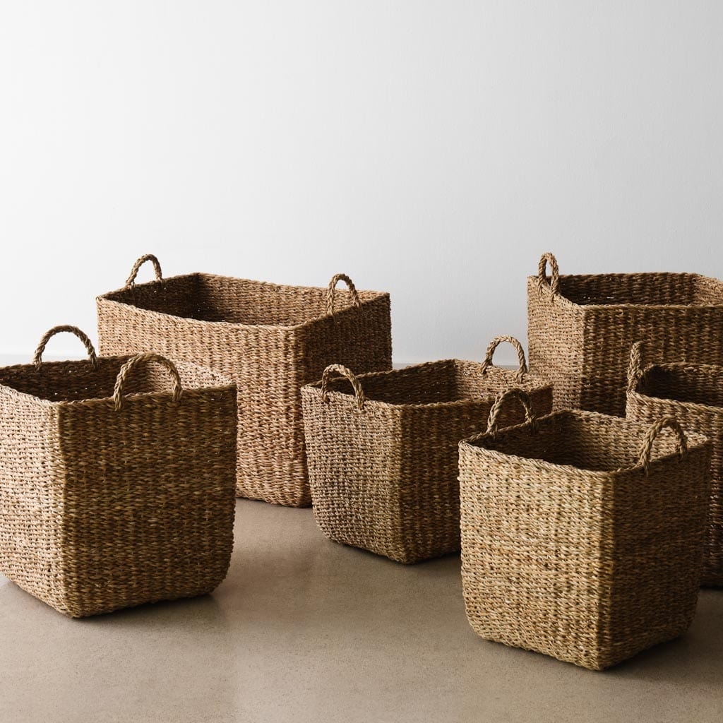 The Citizenry Padma Square Storage Baskets | Small | Tan - Image 9