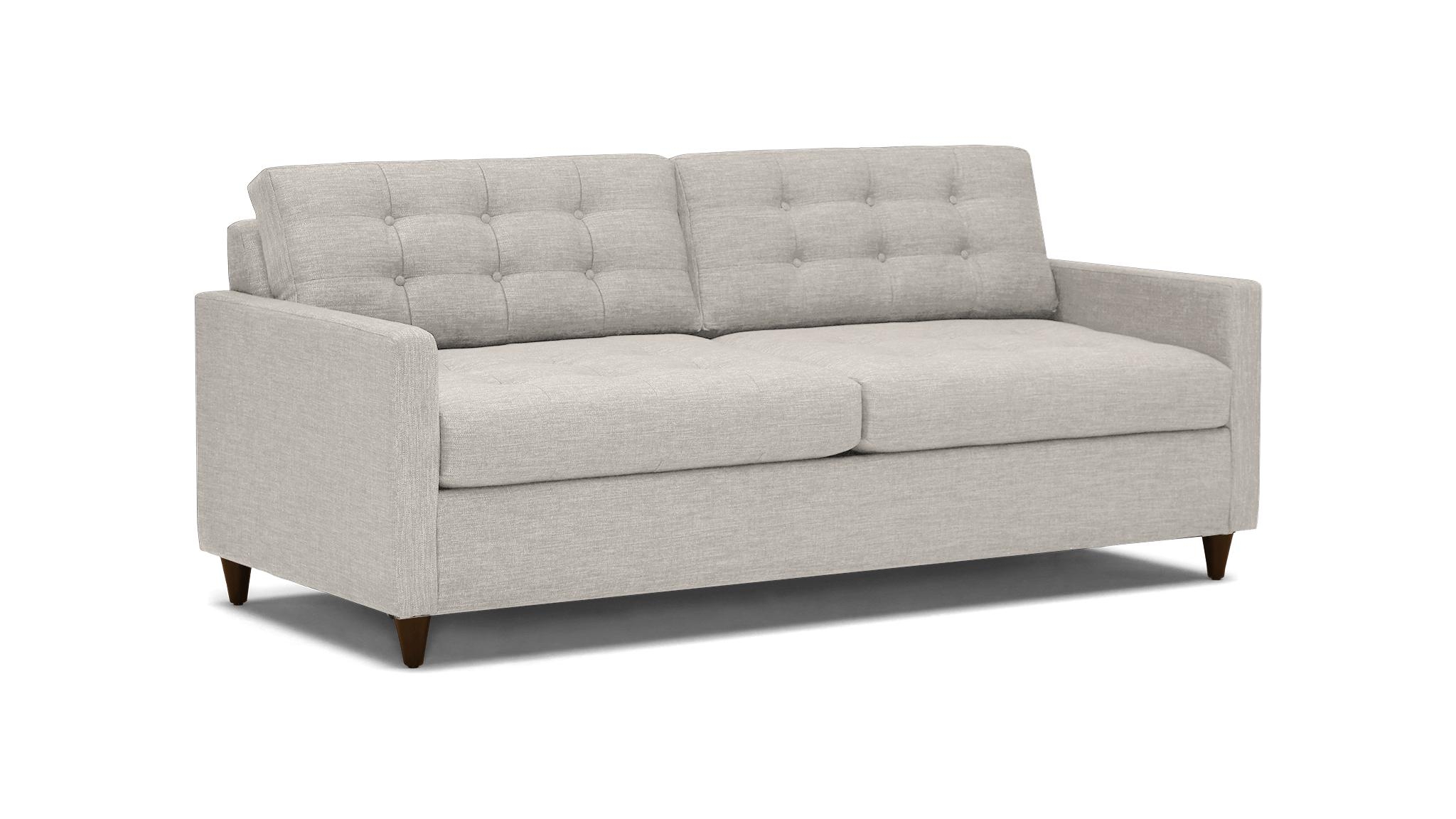 Beige/White Eliot Mid Century Modern Sleeper Sofa - Prime Stone - Mocha - Foam - Image 1