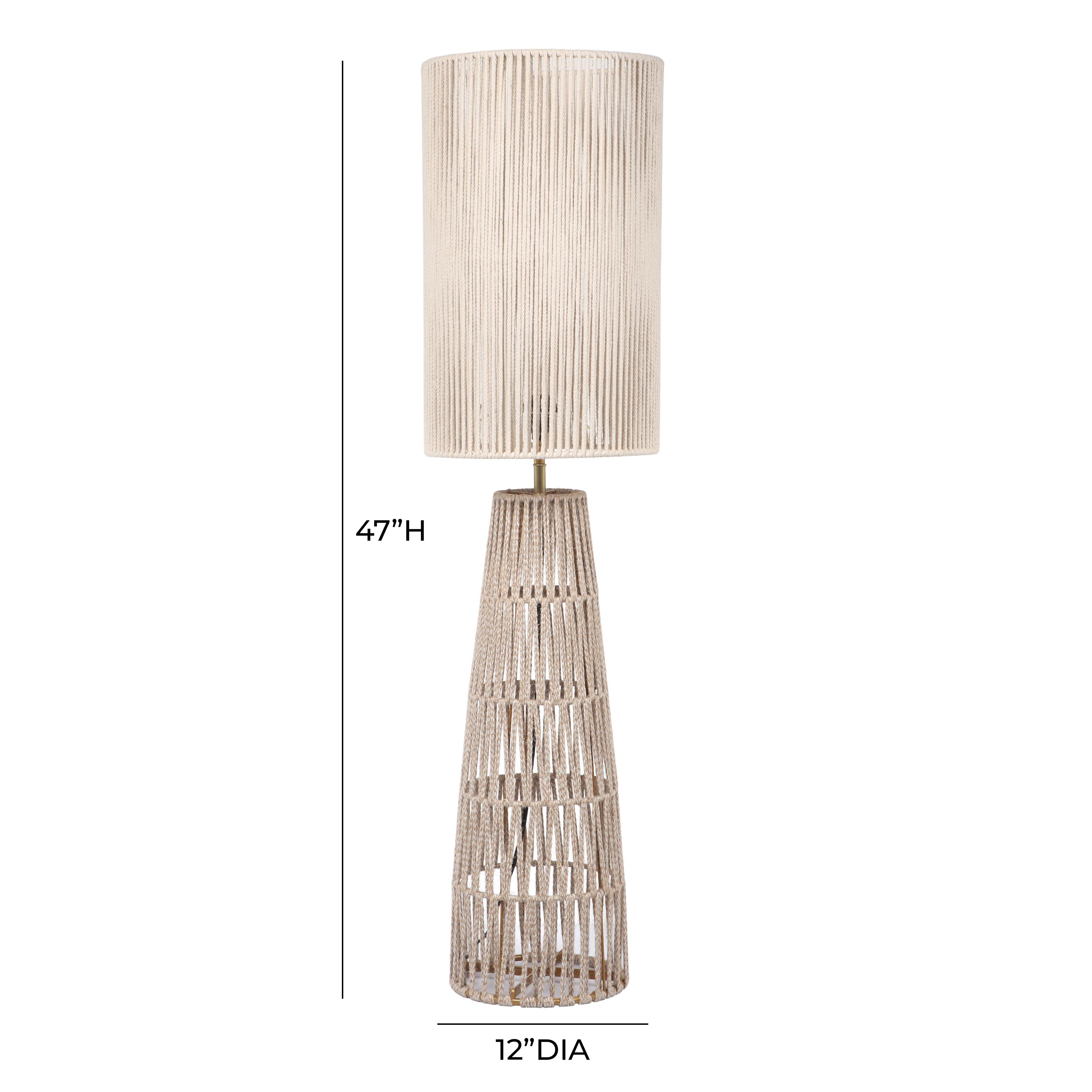 Beam Cream Natural Jute Floor Lamp - Image 5