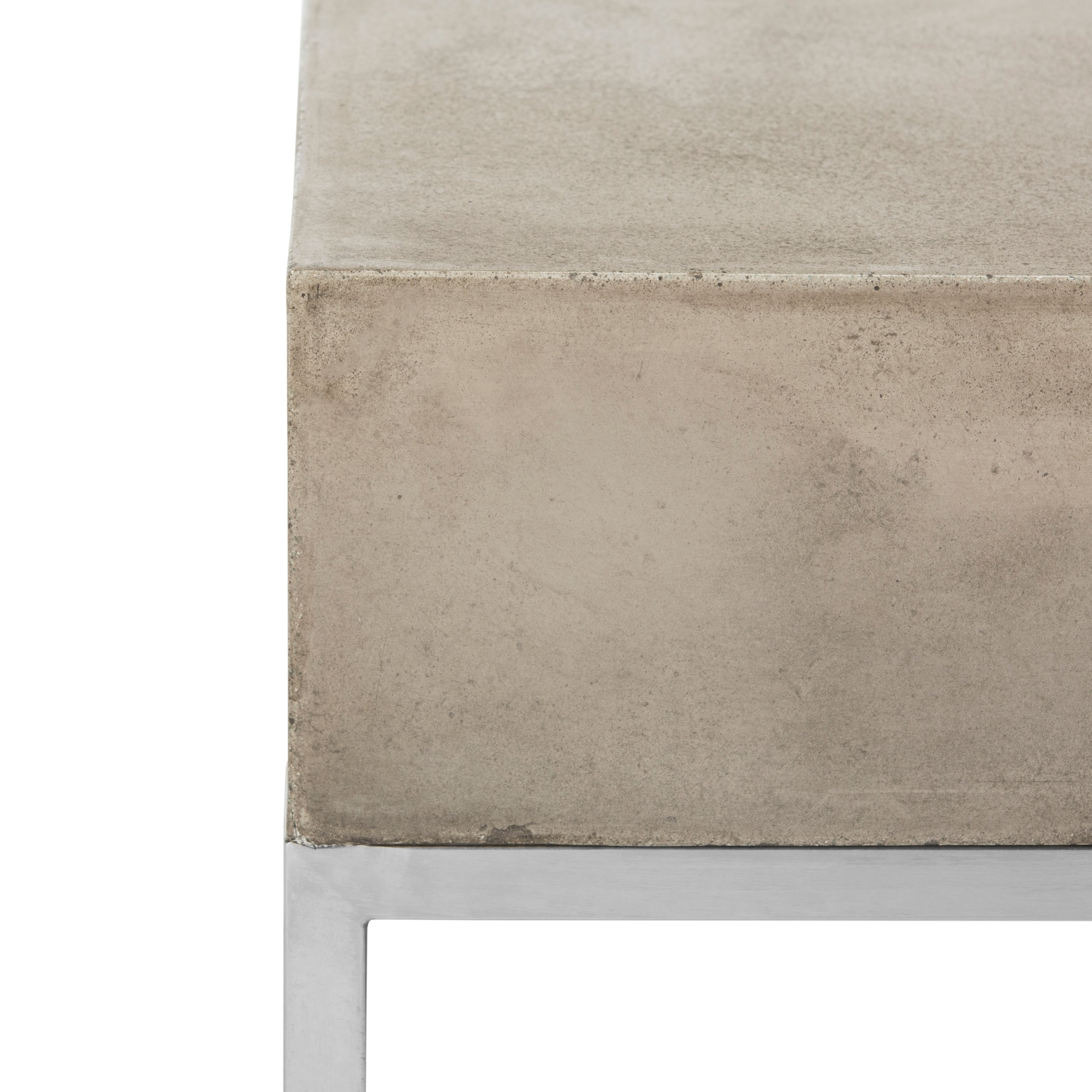 Eartha Indoor/Outdoor Mod Concrete Coffee Table - Image 4
