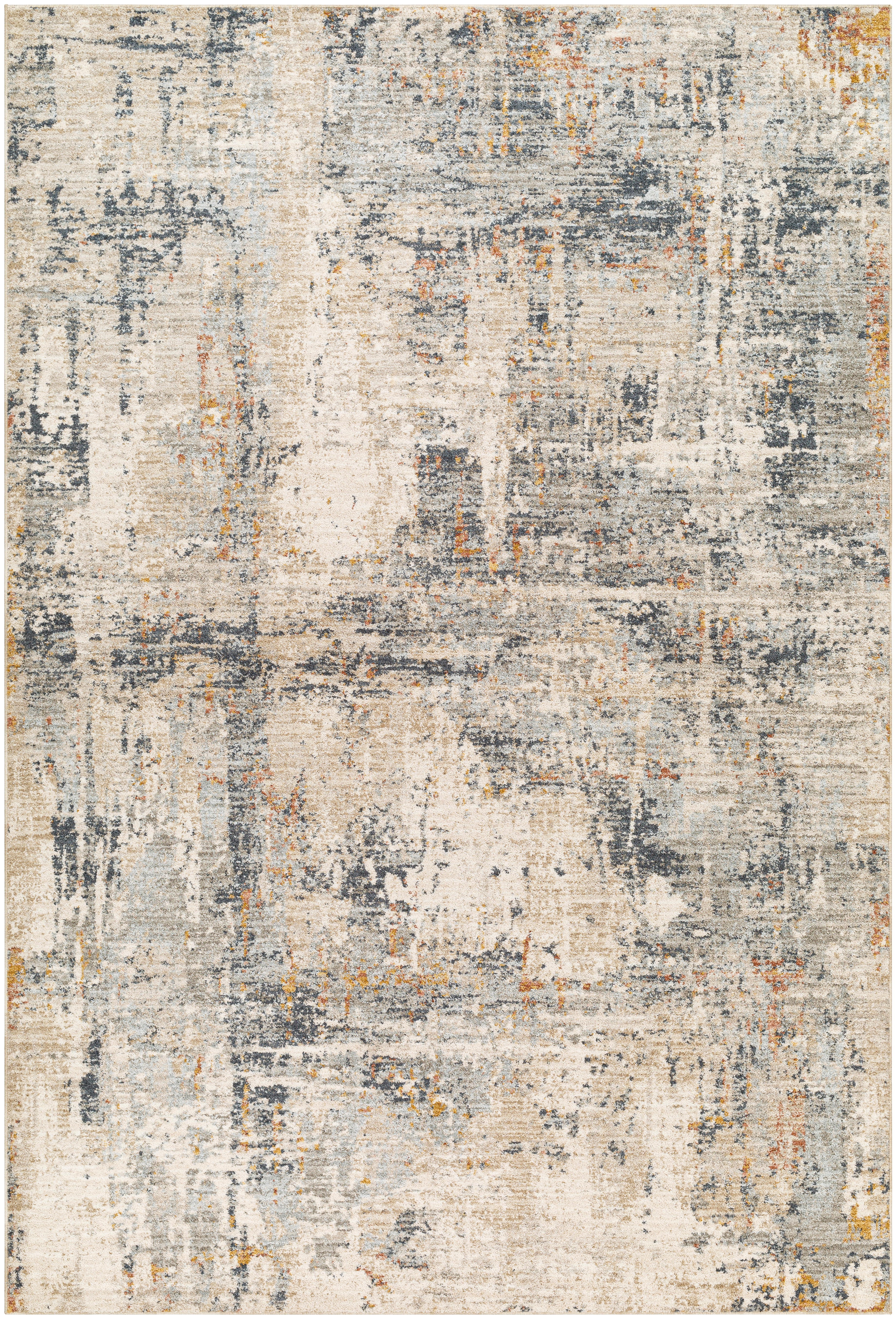Beckham Gray Indoor 10' x 13'11" Machine Woven Rug - Image 0