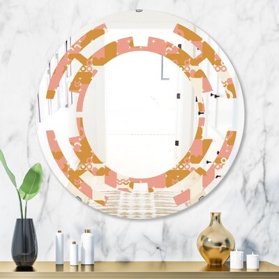 Space Abstract Design Modern Wall Mirror - Image 0