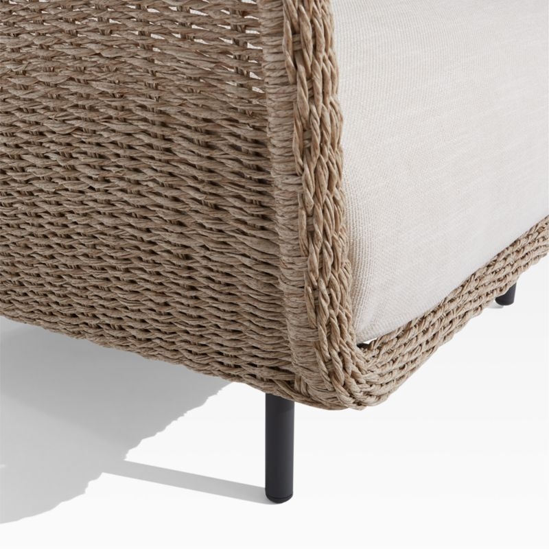 Grotta Outdoor Wicker Lounge Chair - Image 2