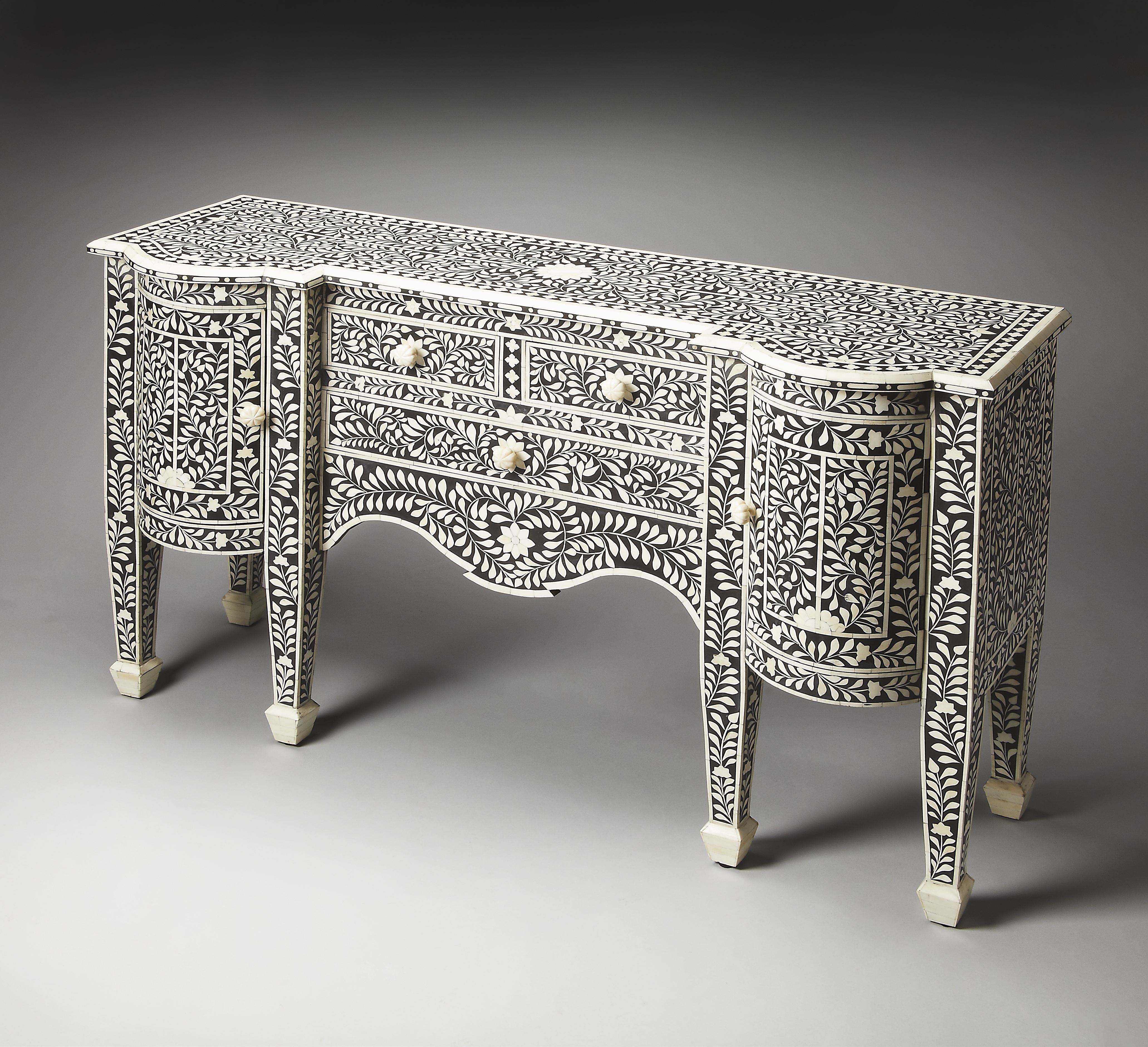 Vivienne Black Bone Inlay Buffet - Image 3