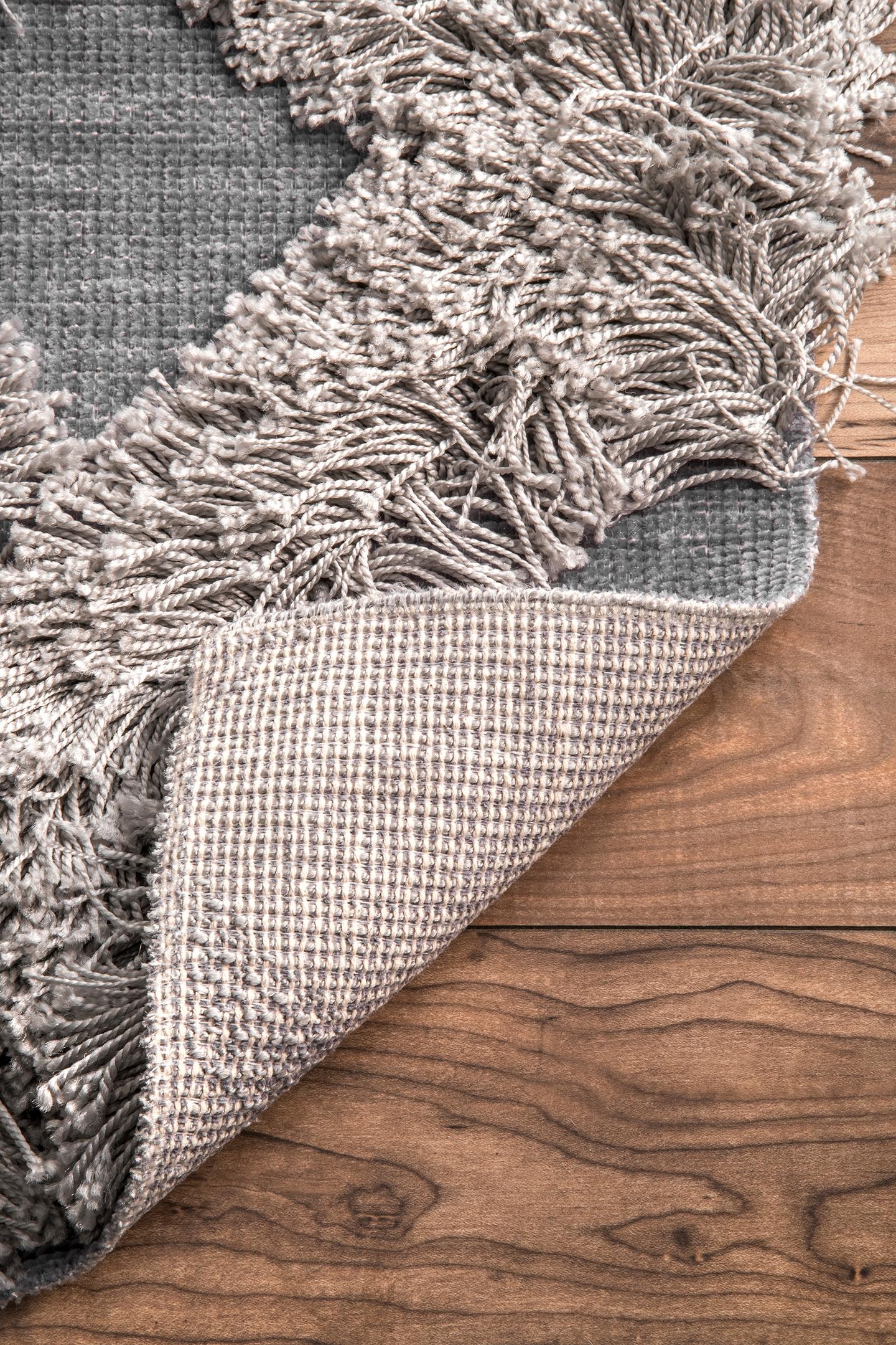 Francene Diamond Trellis Shaggy Area Rug - Image 3