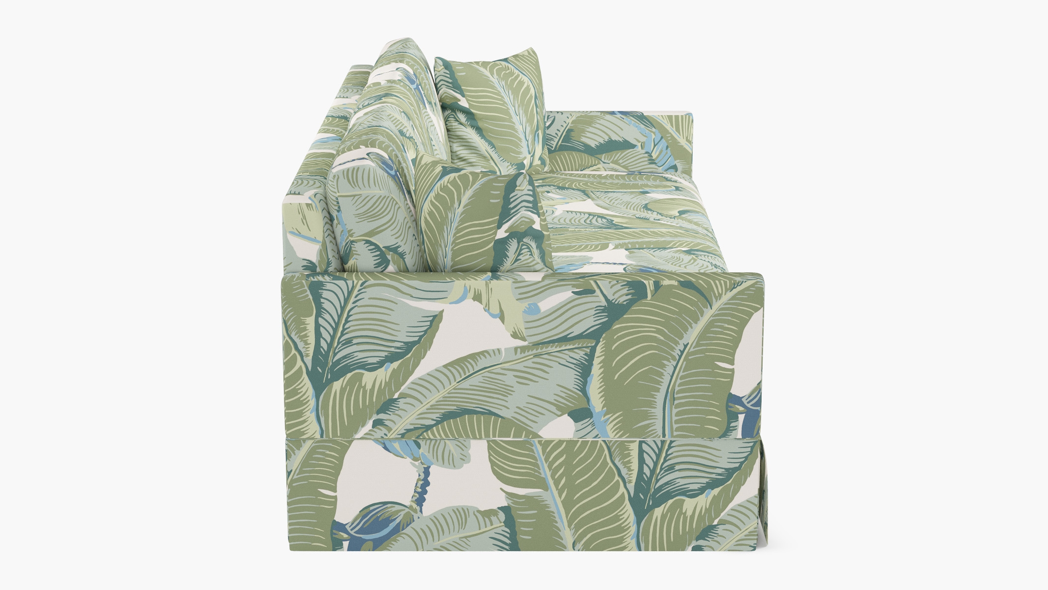 Skirted Track Arm Sofa, Pistachio Martinique®, Standard (39") - Image 2