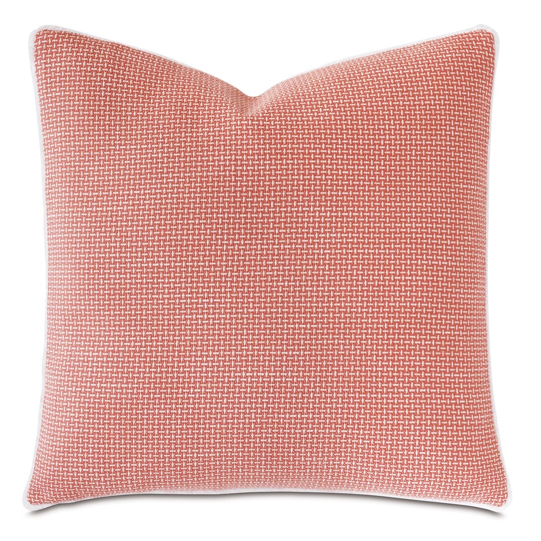 Eastern Accents St Barths Mini Fringe Decorative by Barclay Buteras Pillow Cover & Insert - Image 0