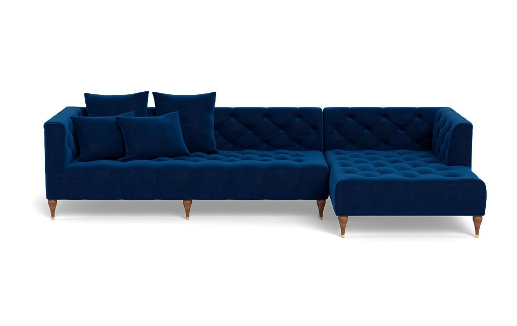 Ms. Chesterfield Sectional Sofa with Right Chaise by Apartment Therapy - Image 0