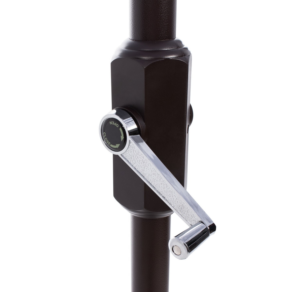 Elegant 9Ft Doubletop Umbrella - Navy/White - Safavieh - Image 3