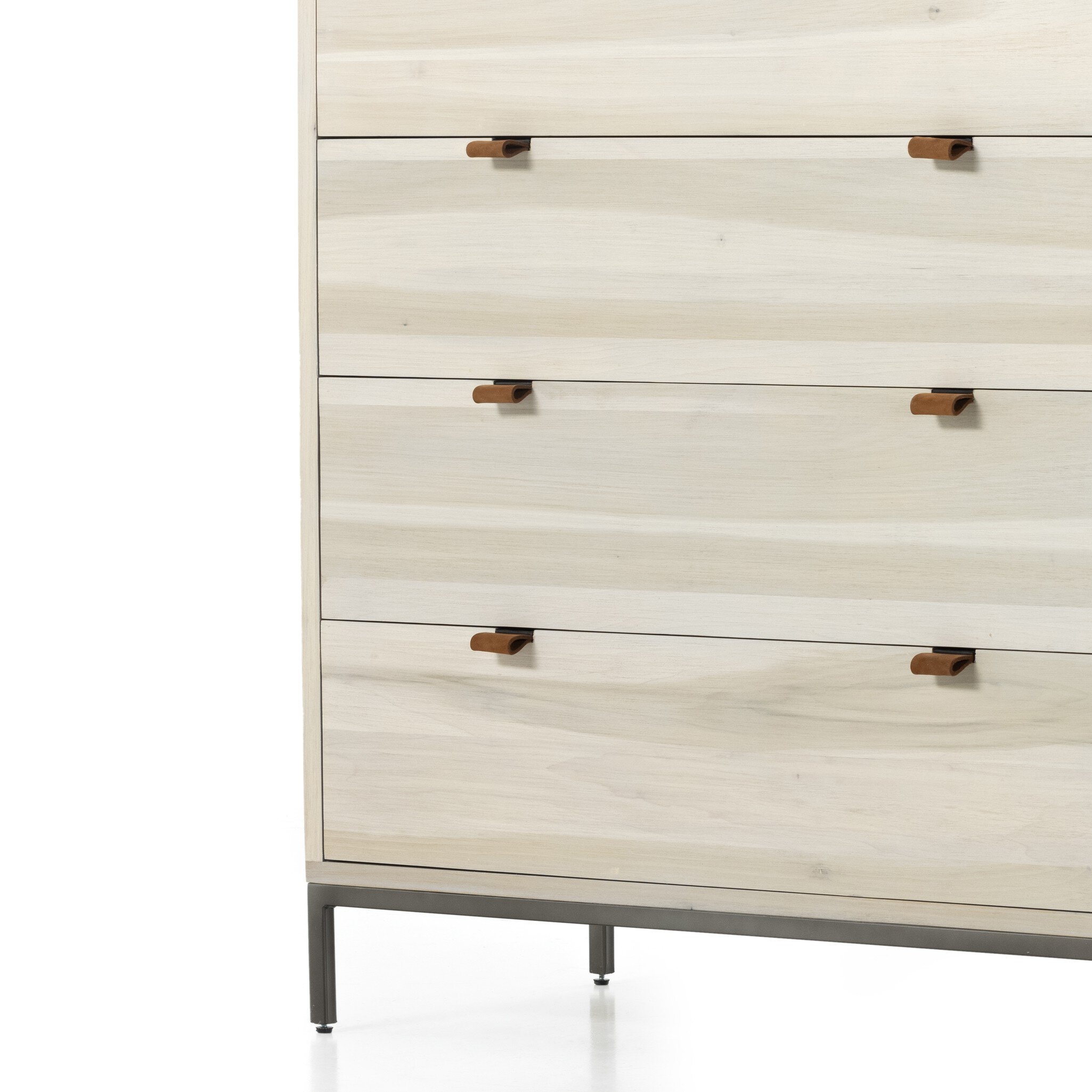 Trey 5 Drawer Dresser - Dove Poplar - Image 1