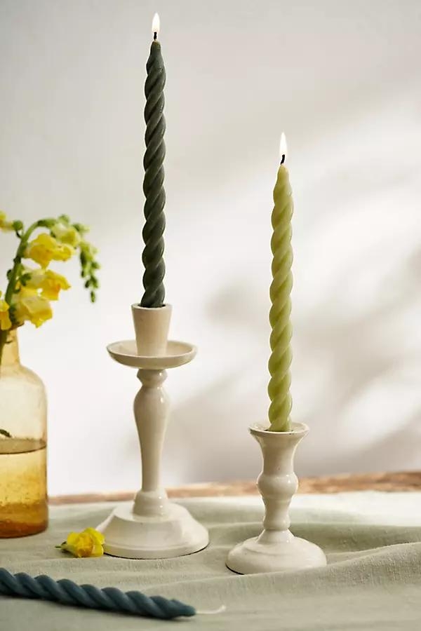 Twisty Tapers, Set of 3 Greens - Image 0