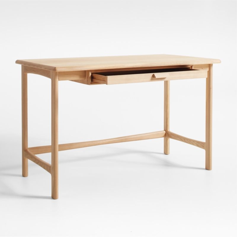 Elias 48" Natural Elm Wood Desk - Image 3