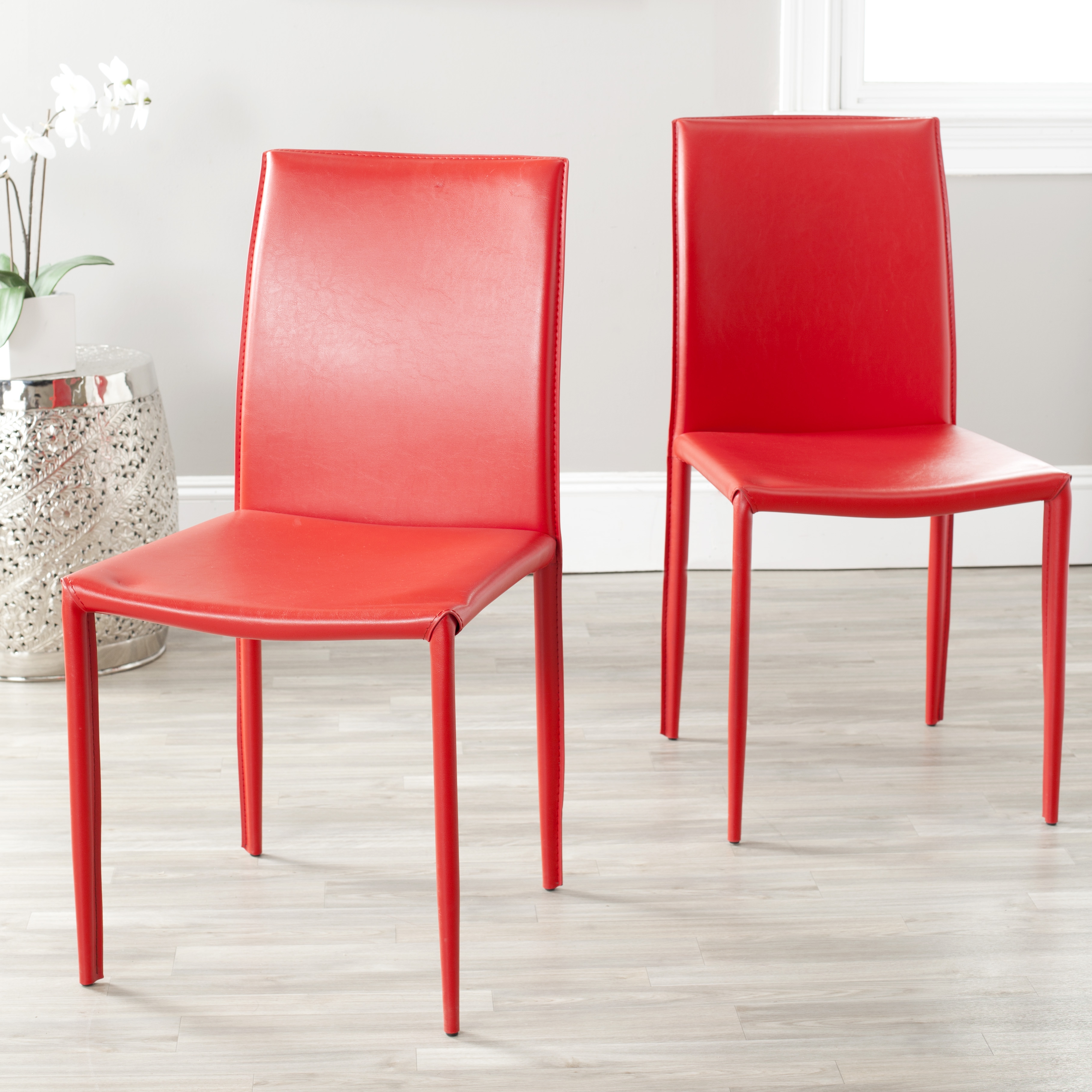 Karna 19''H Dining Chair - Red - Arlo Home - Image 0