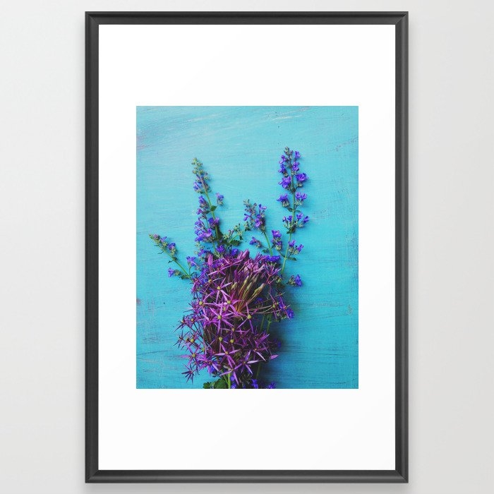 She Found Stray Flowers And Brought Them Home Framed Art Print by Olivia Joy St Claire X  Modern Photograp - Scoop Black - Large 24" x 36"-26x38 - Image 0