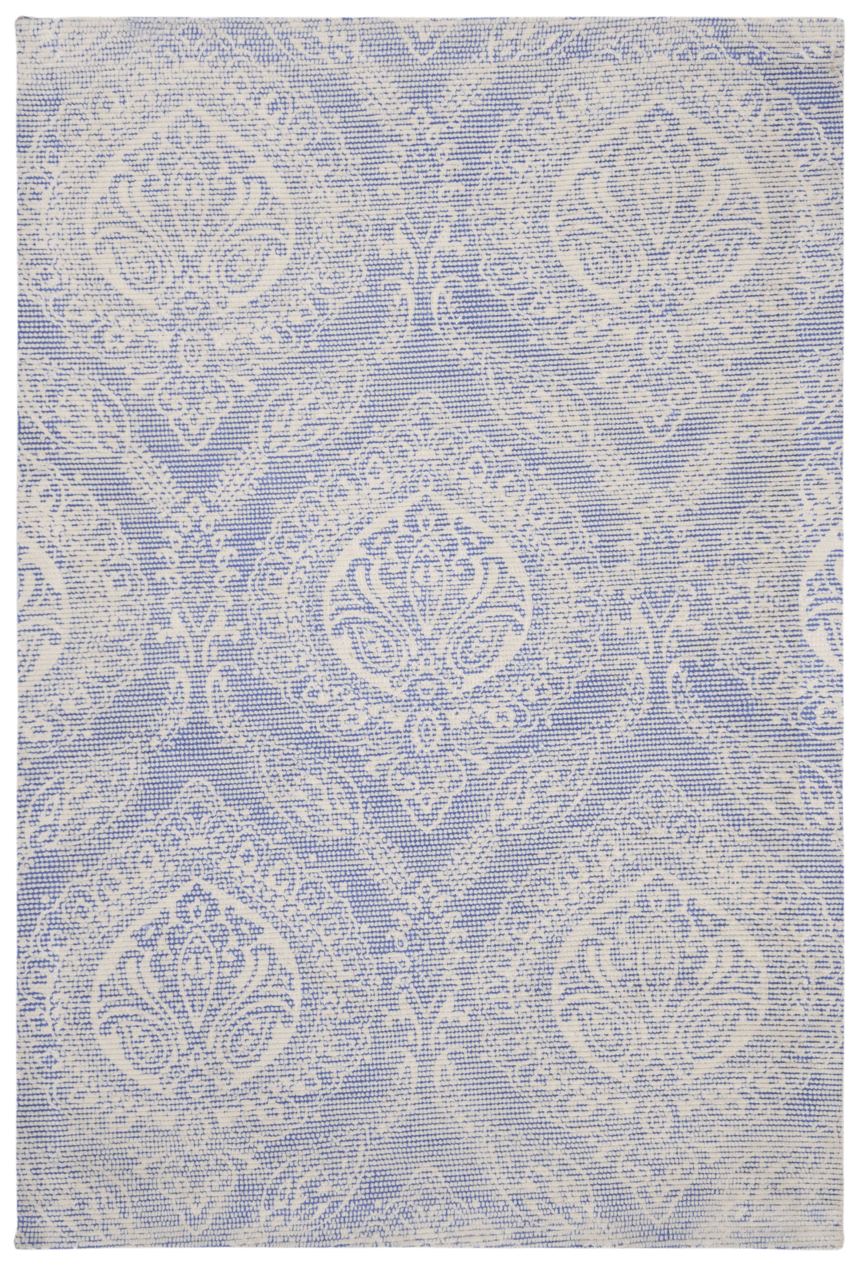 Arlo Home Hand Loomed Area Rug, MRB405M, Blue/Ivory,  3' X 5' - Image 0