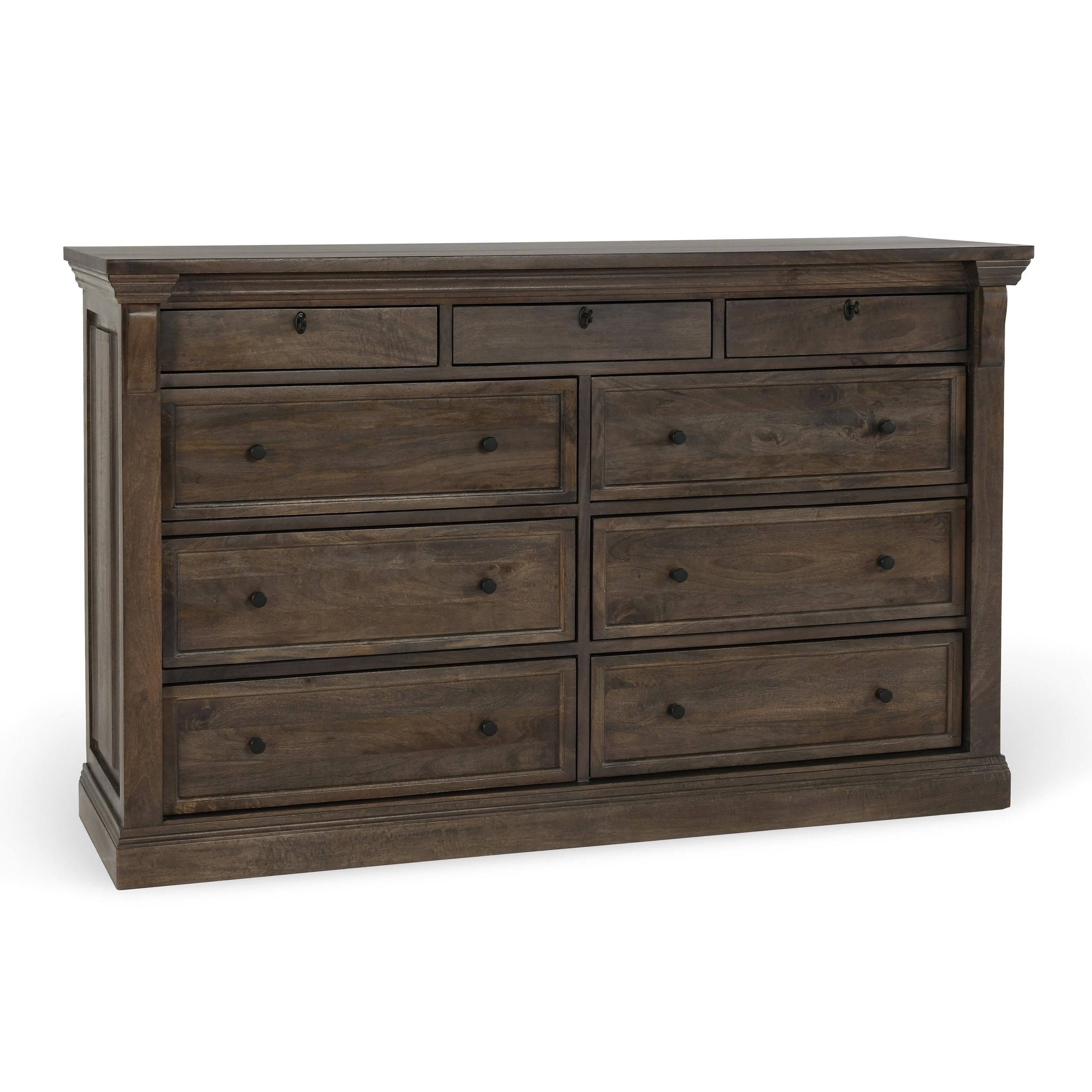 Adelaide Wood 9Dwr Dresser Cocoa Brown - Image 0