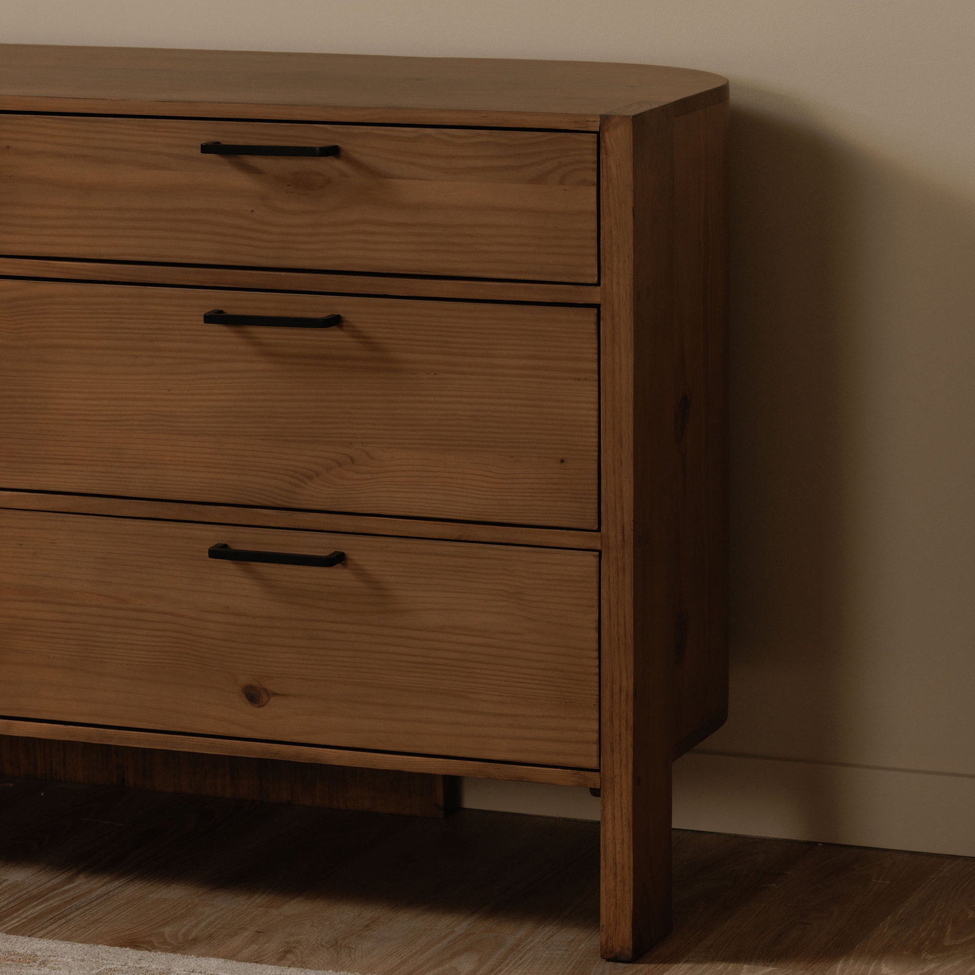 Lachlan 6 Drawer Dresser Brown - Image 8