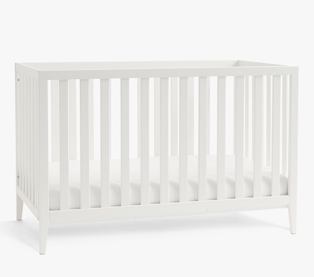 Camden Crib, Simply White, In-Home Delivery - Image 0