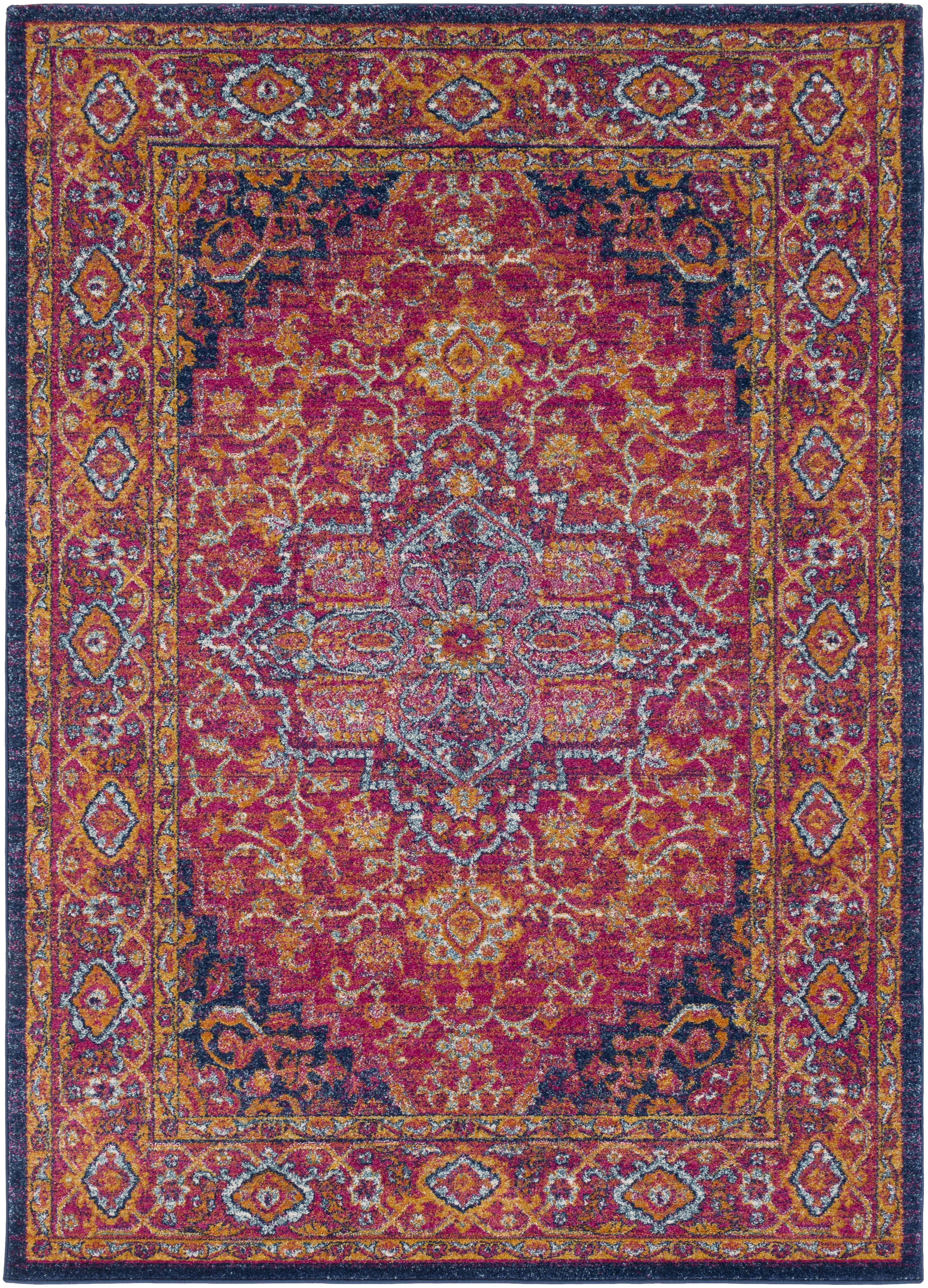 Harput Purple Indoor 10' x 14' Machine Woven Rug - Image 0
