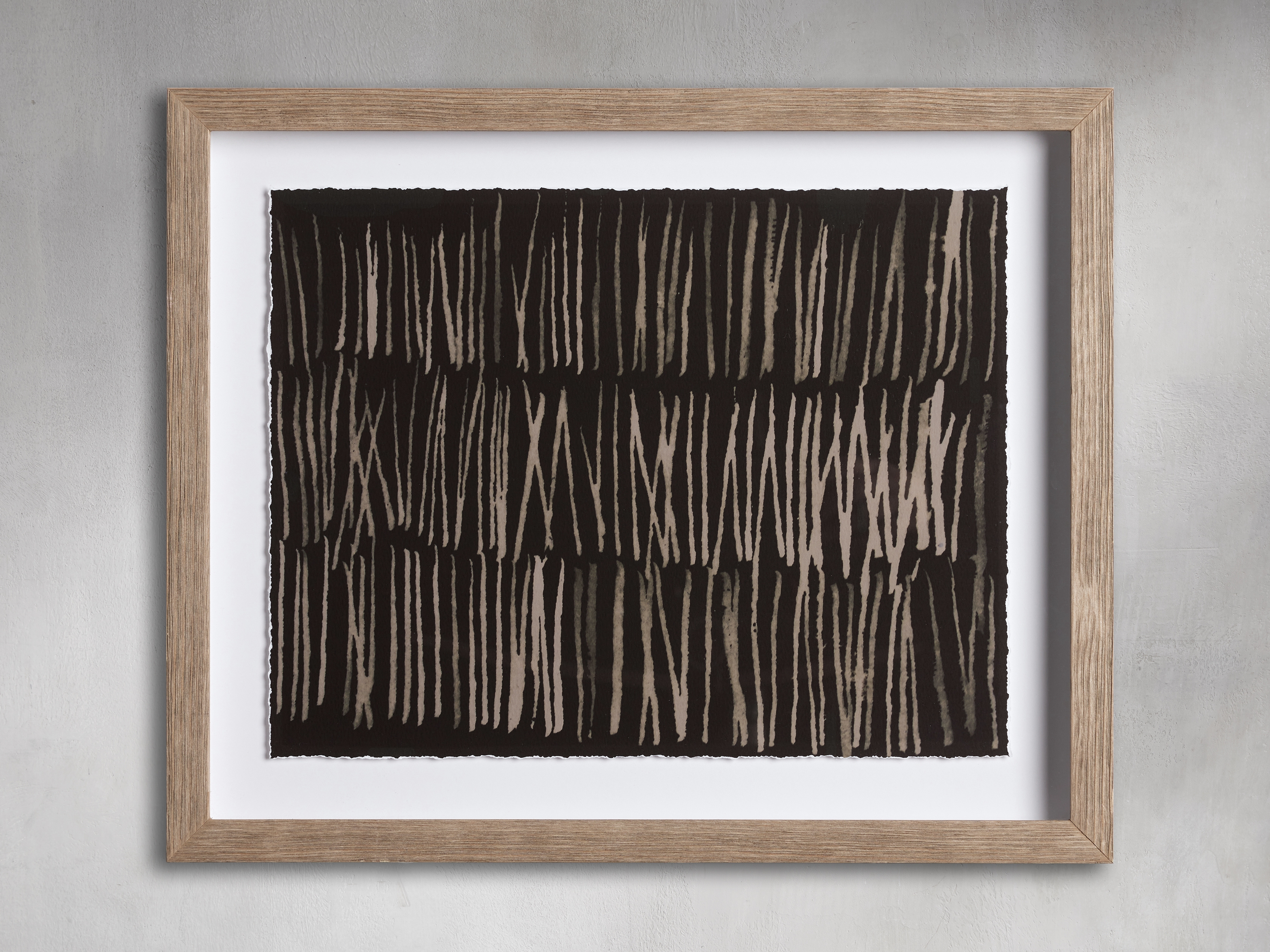 Ashen Ii Framed Print in Wood Black - Image 0