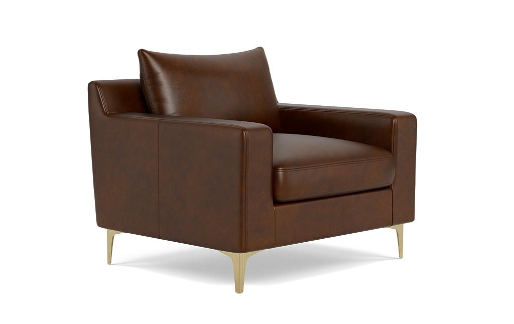 Sloan Leather Accent Chair - Image 1