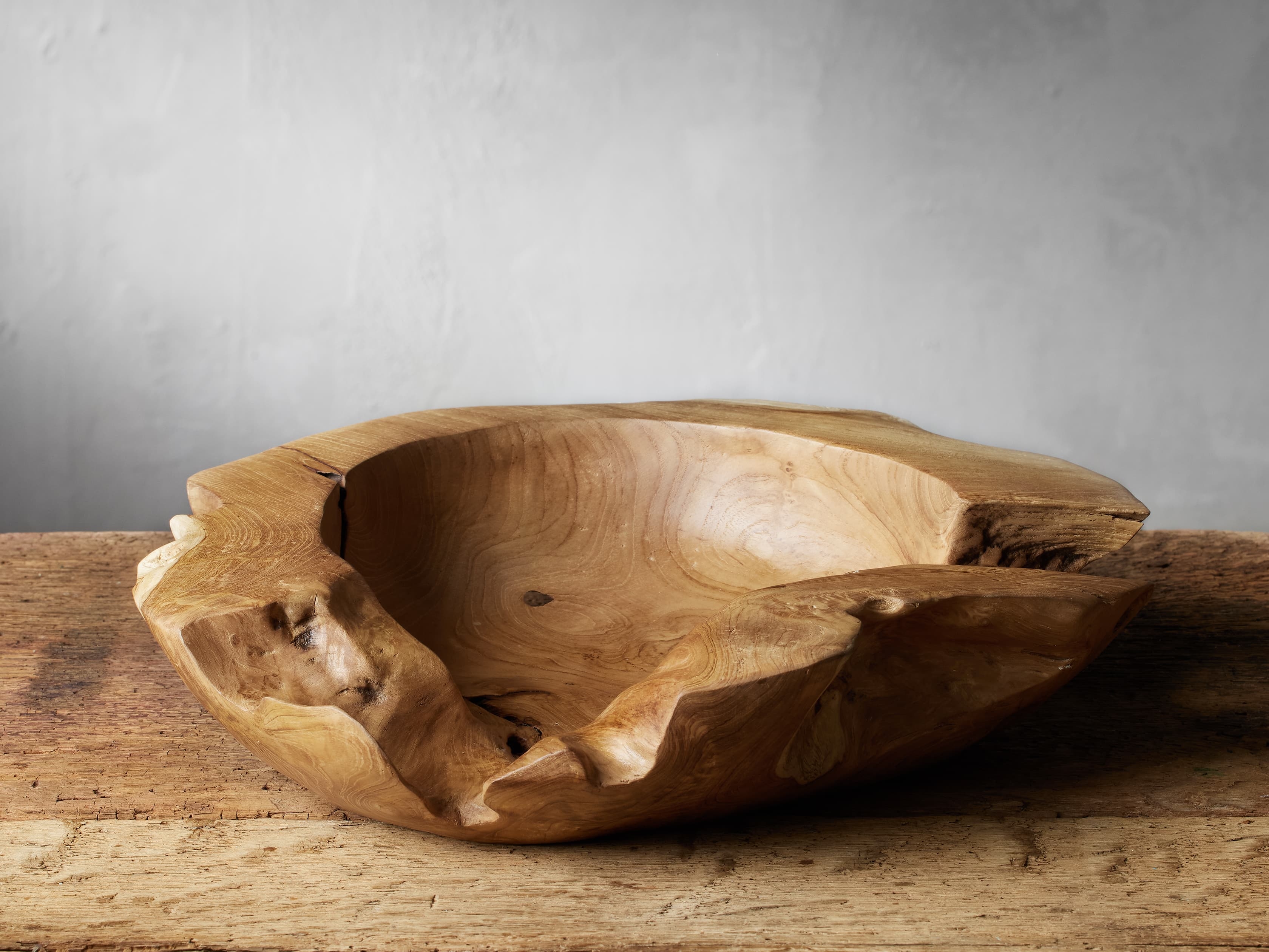 Teak Root Bowl in Natural - Image 0