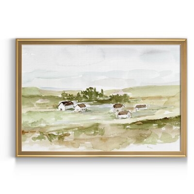 Barnyard Pencil Sketch I - Picture Frame Print - Image 0