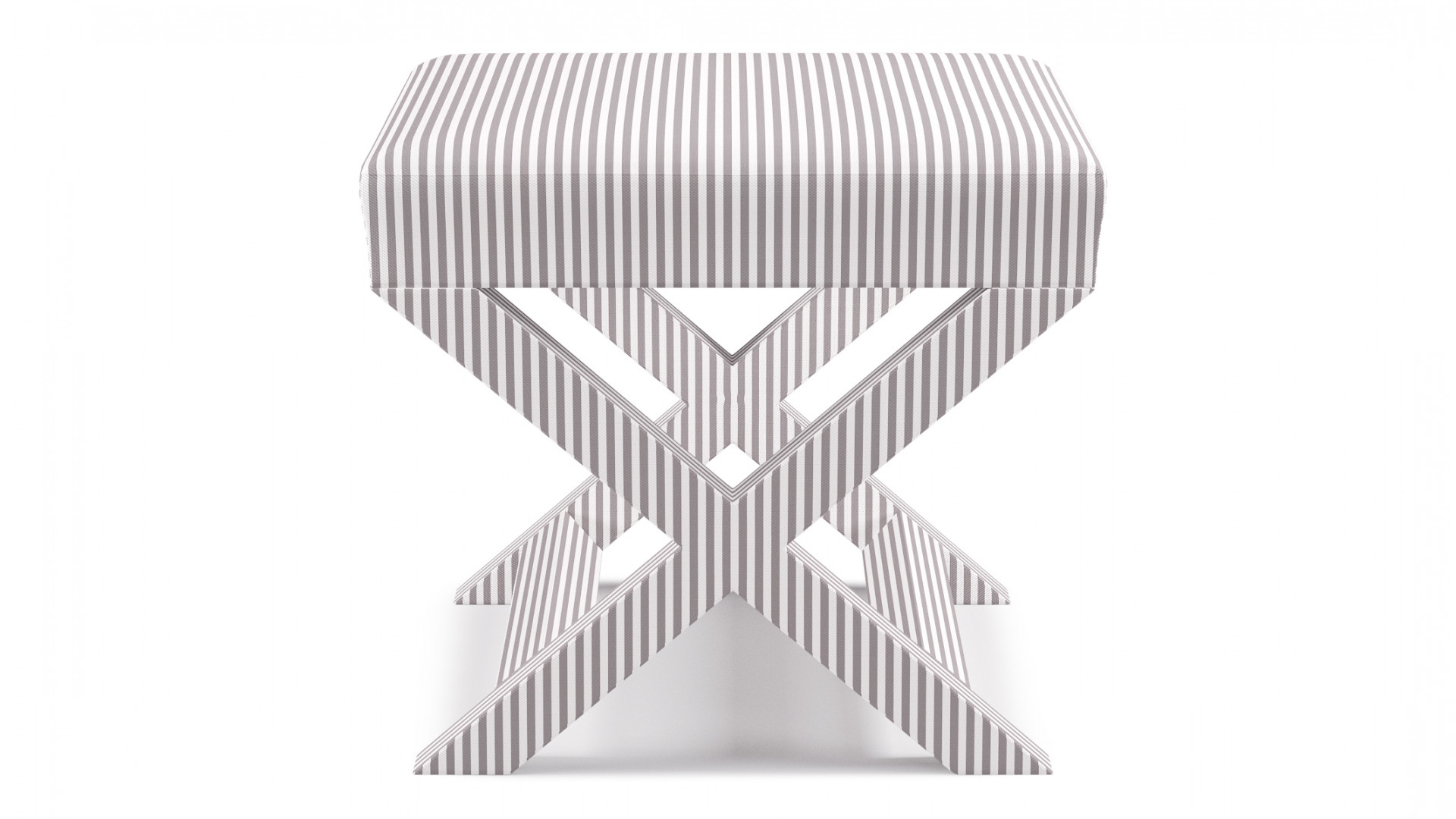 X bench | Silver Ticking Stripe - Image 0