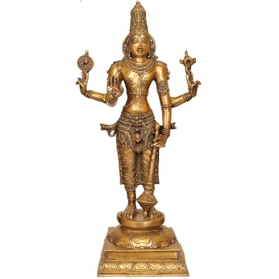 Large Size Four-Armed Standing Vishnu - Image 0